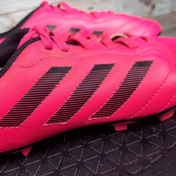 Adidas Goletto VIII FG J Kids Size 3.5 Pink Soccer Cleats GW6163 - Picture 2 of 9